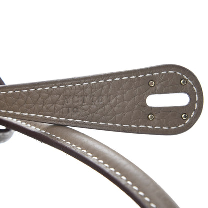 Hermes Taurillon Clemence Lindy 26 Etoupe 7 of 11