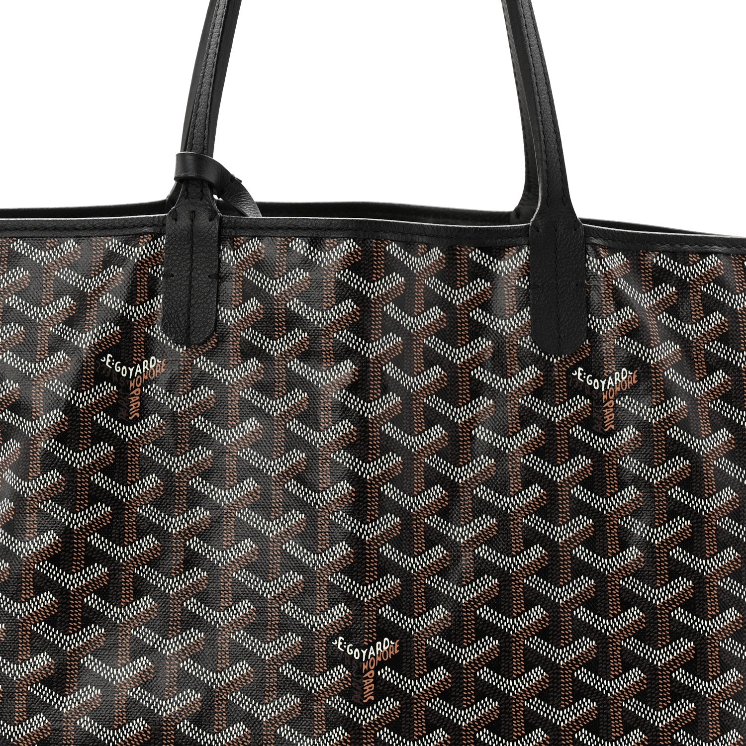 Goyard Goyardine Saint Louis PM Black 1863708 – FASHIONPHILE