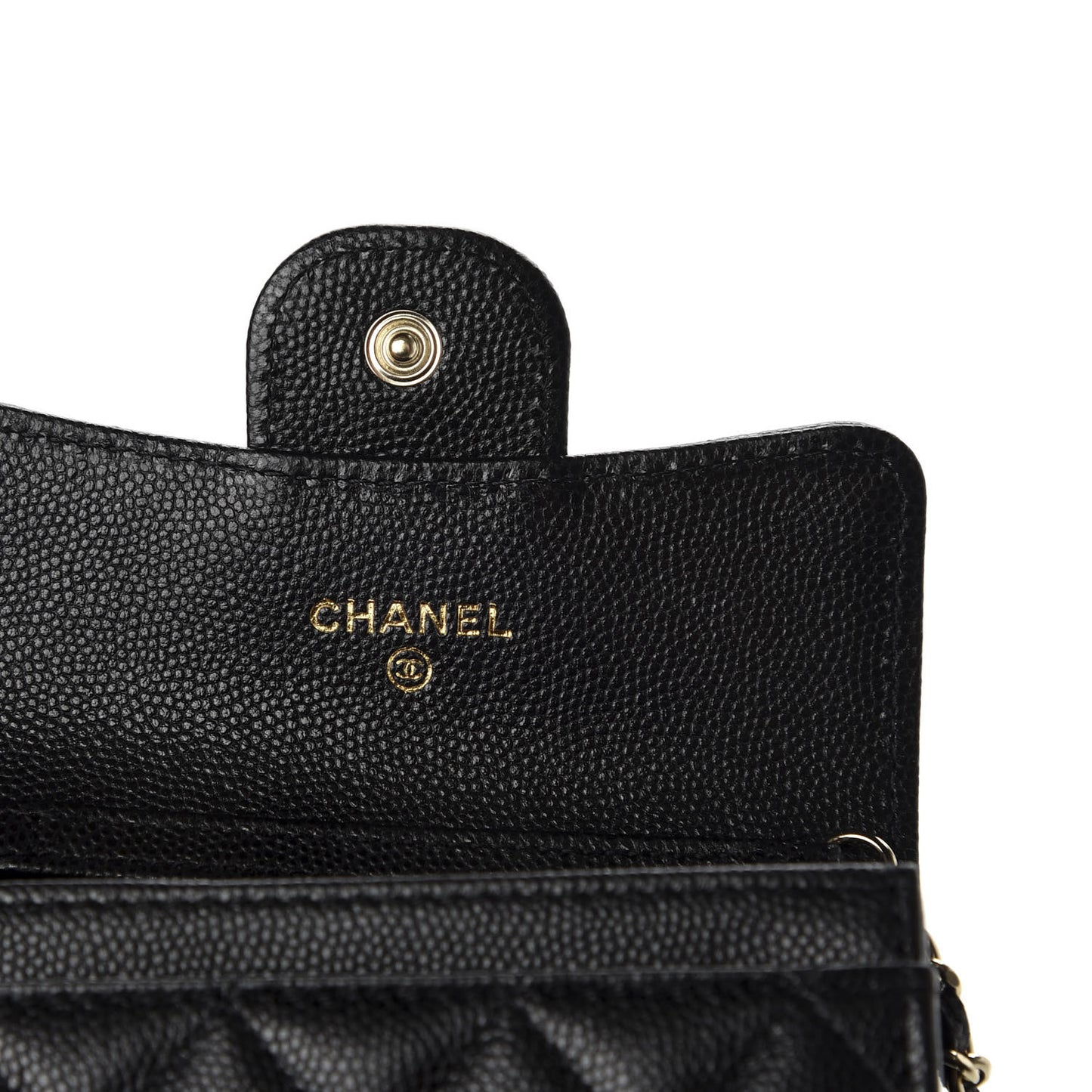 Caviar Quilted Belt Bag Black