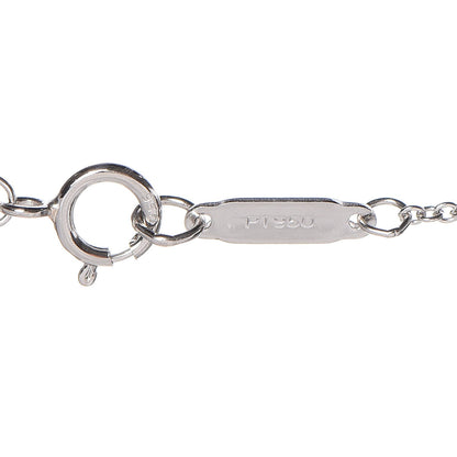 Tiffany Platinum Diamond Small Vintage Lock Pendant Necklace 6 of 7