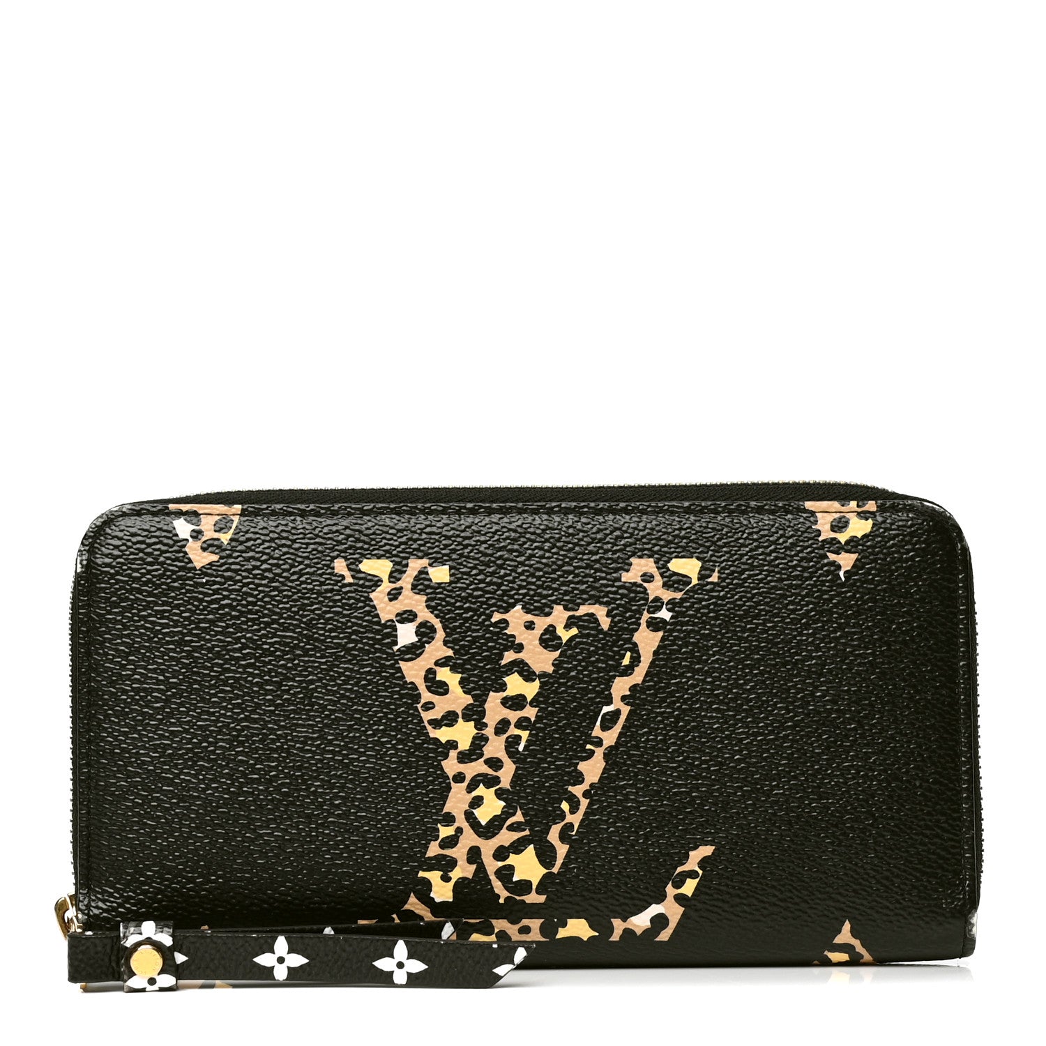 Louis Vuitton Monogram Giant Jungle Zippy Wallet Black 1 of 6