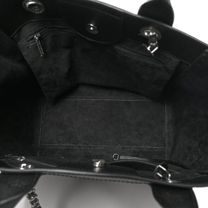 Chanel Caviar Small Studded Deauville Tote Black 5 of 10