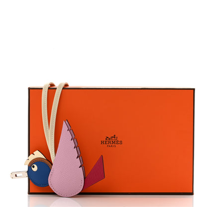 Hermes Epsom Swift Chevre Mysore Birdy Bag Charm Mauve Sylvestre Framboise Bleu Gold Nata Craie 5 of 5