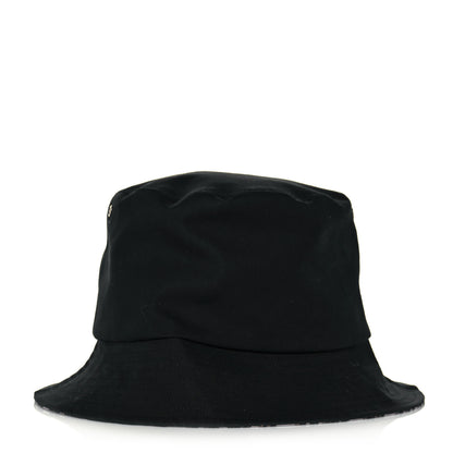 Christian Dior Oblique Reversible Teddy-D Brim Bucket Hat 58 Black 4 of 16