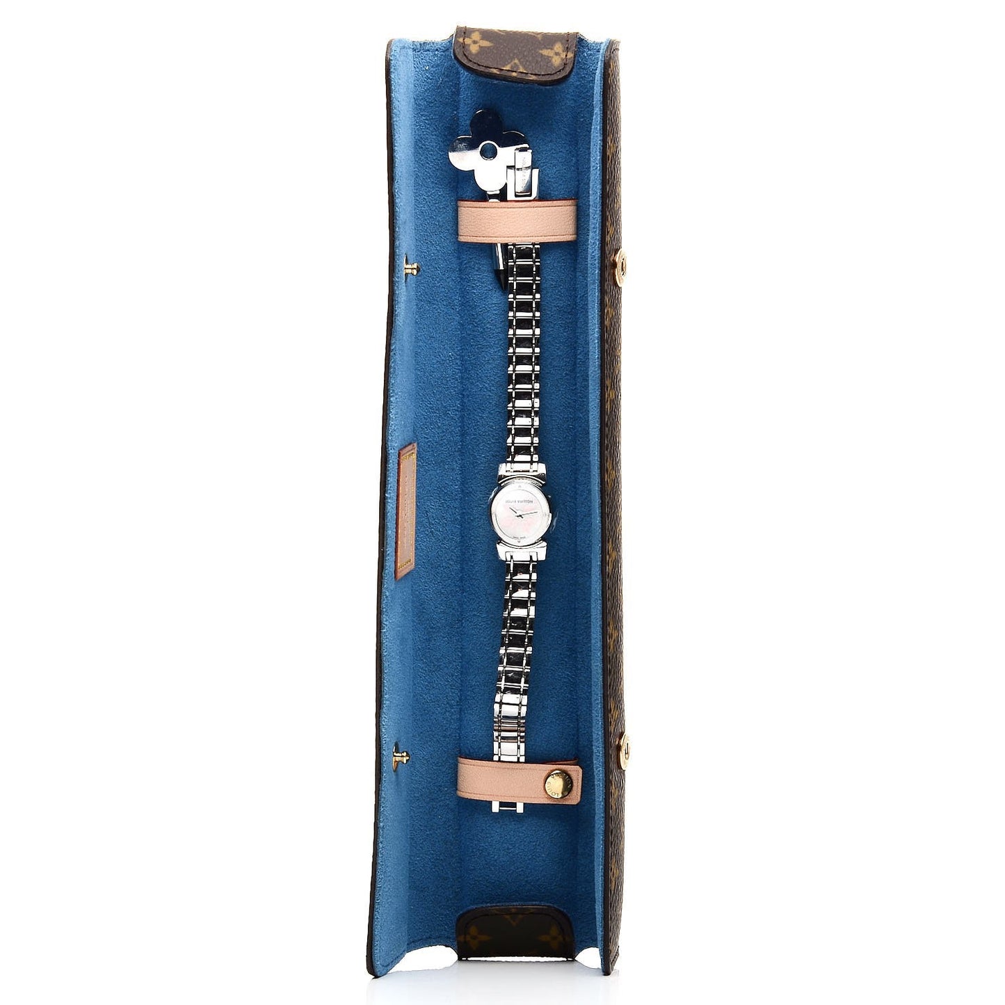 Stainless Steel Mother of Pearl 18mm Tambour Bijou Quartz Watch