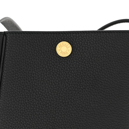 Hermes Togo Vache Hunter Perspective Cavaliere 21 Black 8 of 10