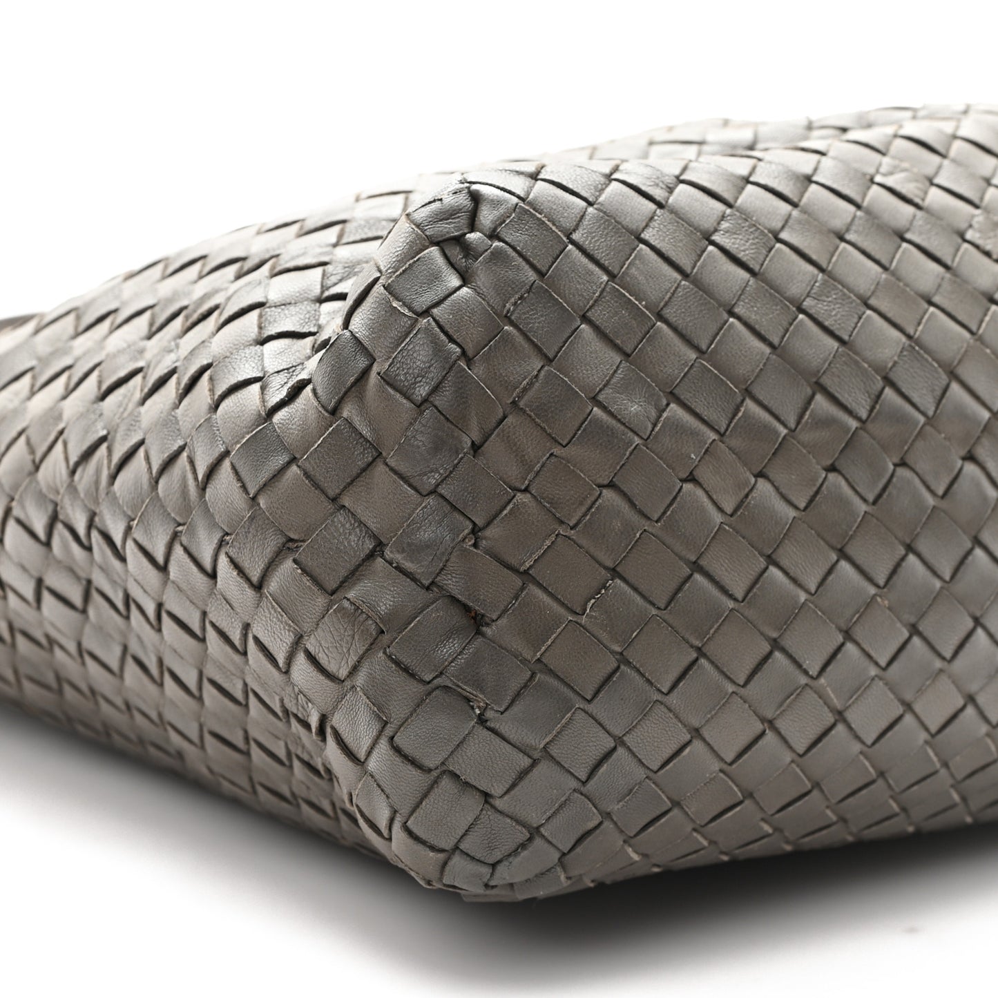 Nappa Intrecciato Small Seamless Tote  Grey