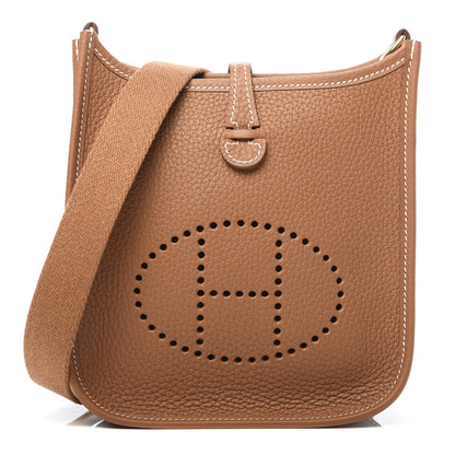 Hermes Taurillon Clemence Evelyne TPM Gold 1 of 11