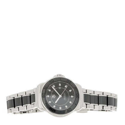 Tag Heuer Stainless Steel Ceramic Diamond 31mm Formula 1 Lady Quartz Watch Black WAH1314 2 of 5