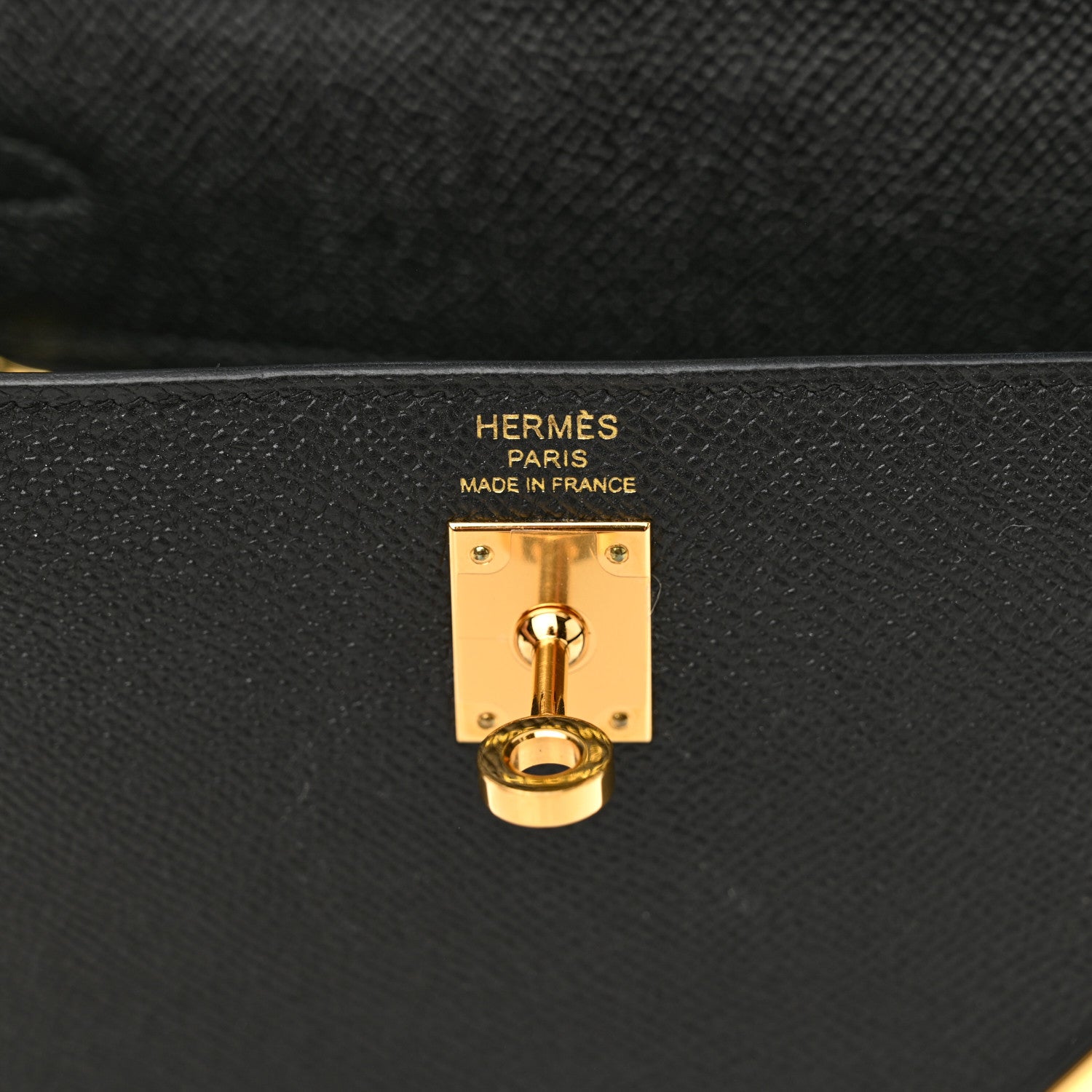 Hermes Epsom Kelly Sellier 25 Black 6 of 14