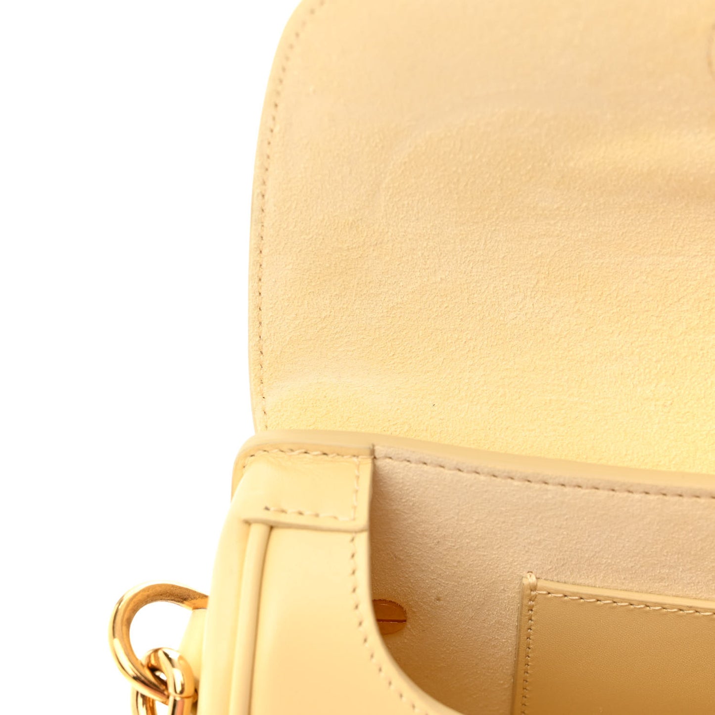 Box Calfskin East West Bobby Bag Soft Yellow