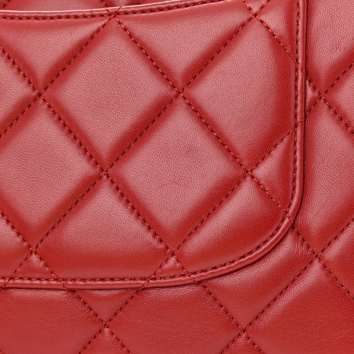 Chanel Lambskin Quilted Small Trendy CC Flap Dual Handle Bag Red 16 of 17