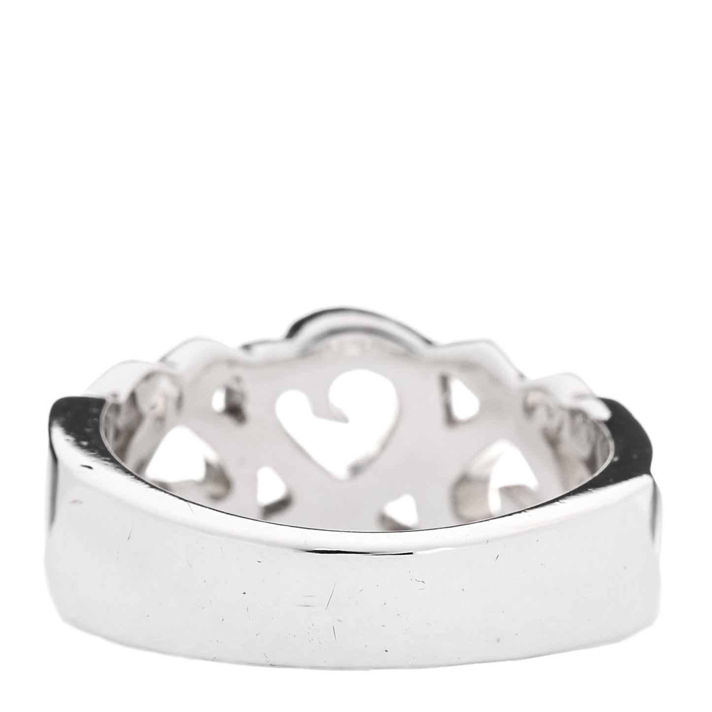 Sterling Silver Paloma Picasso Loving Heart Band Ring 53 6.5