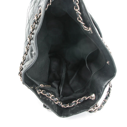 Chanel Soft Caviar Large Timeless CC Shopping Tote Black 6 of 8
