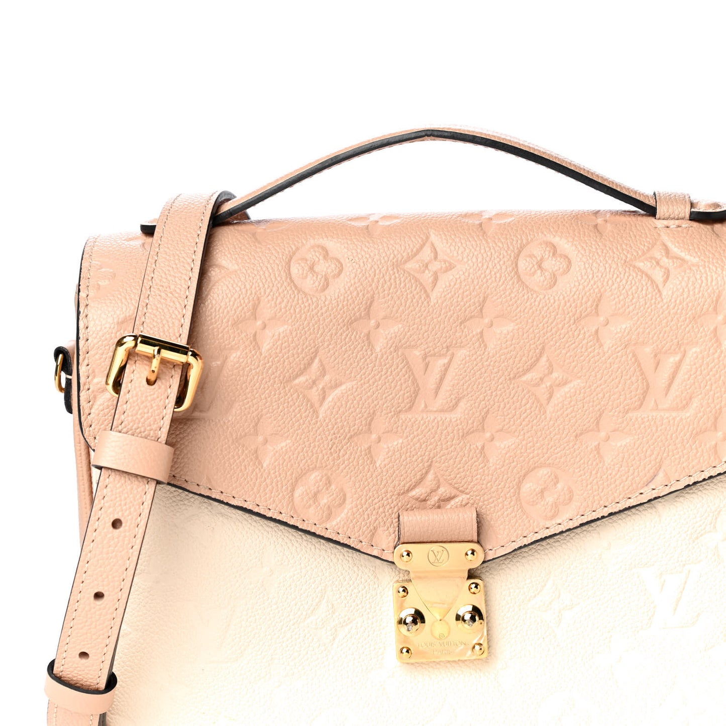 Empreinte Pochette Metis Beige Rose Creme