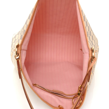 Louis Vuitton Damier Azur Delightful MM Rose Ballerine 5 of 15