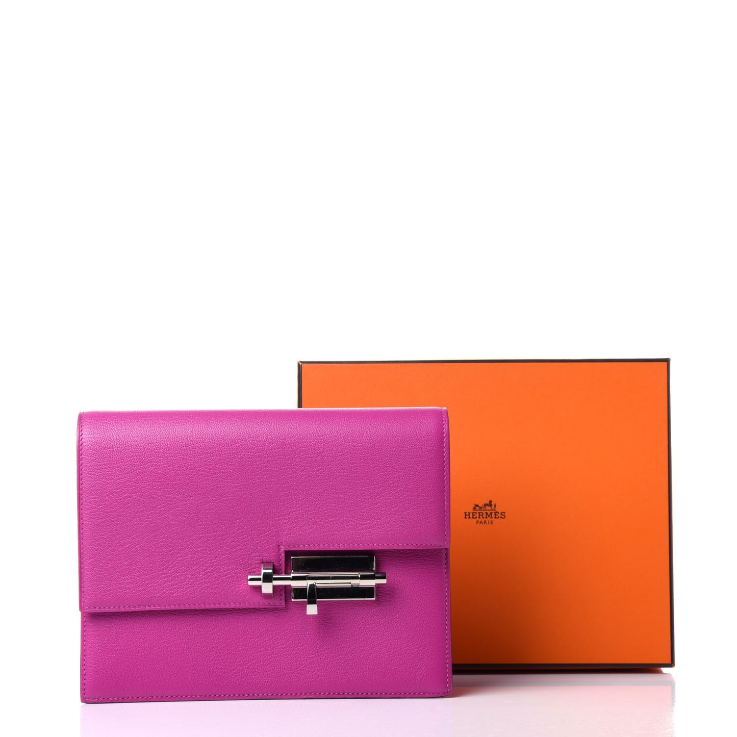 Chevre Mysore Verrou Clutch Magnolia