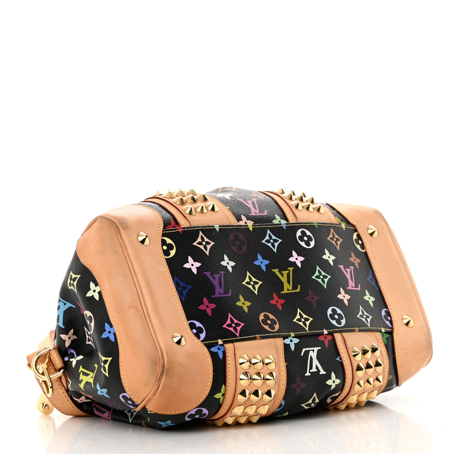 Louis Vuitton Monogram Multicolor Courtney MM Black 4 of 20