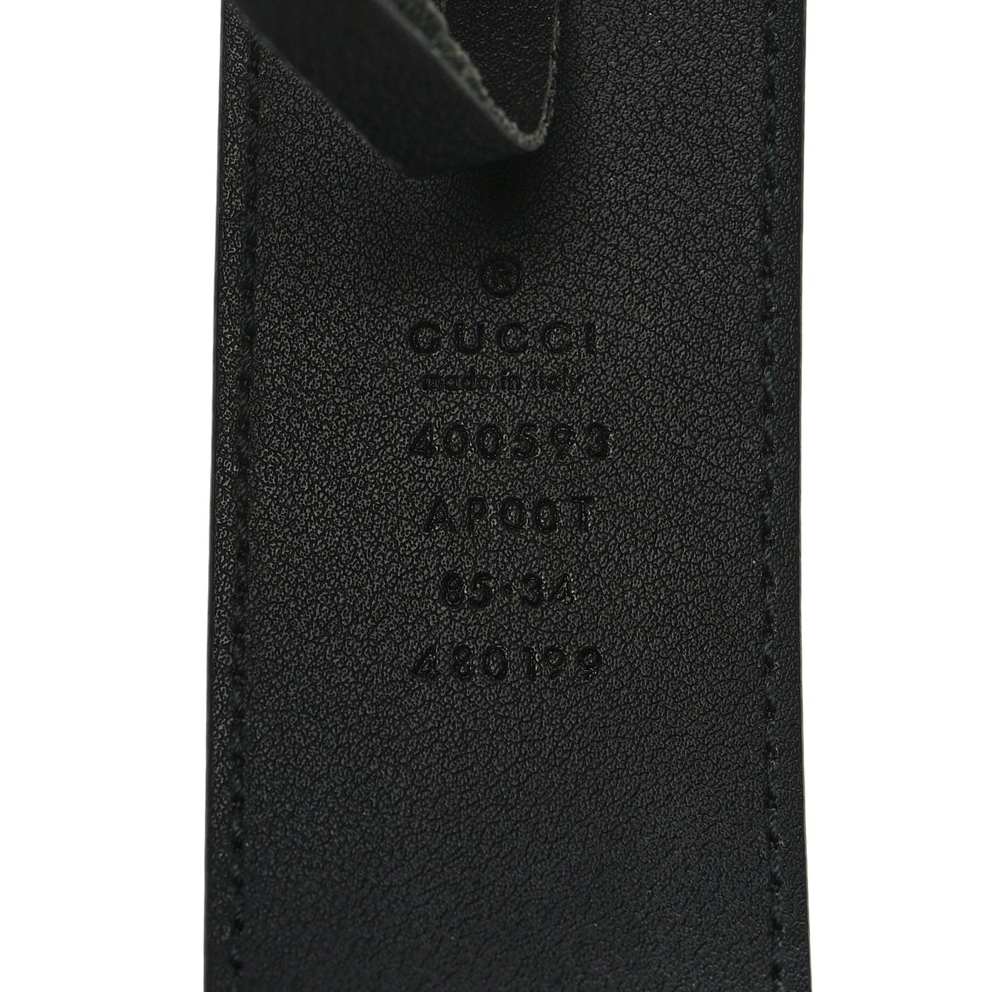 Calfskin Double G 40mm Belt 85 34 Black