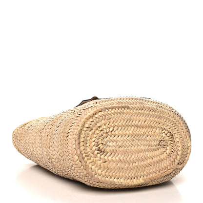 Loewe Raffia Large Basket Tote Bag White 4 of 10