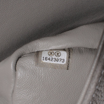 Chanel Iridescent Caviar Jumbo Double Flap Grey 8 of 9
