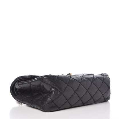 Chanel Aged Calfskin Quilted 2.55 Reissue 224 Flap Black 5 of 9