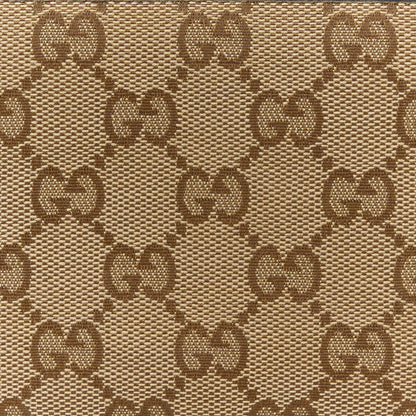 Gucci Monogram Margaux Calfskin Lovely Zip Around Wallet Beige Ebony Cocoa 8 of 8