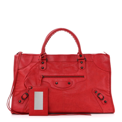 Balenciaga Agneau Classic Hardware Work Rouge Coquelicot 1 of 10