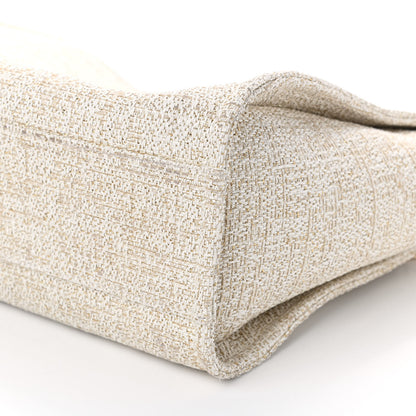 Chanel Lurex Boucle Small Deauville Tote Ivory 10 of 10