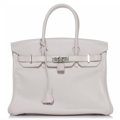 Hermes Swift Leather Birkin 30 Rose Dragee 1 of 12