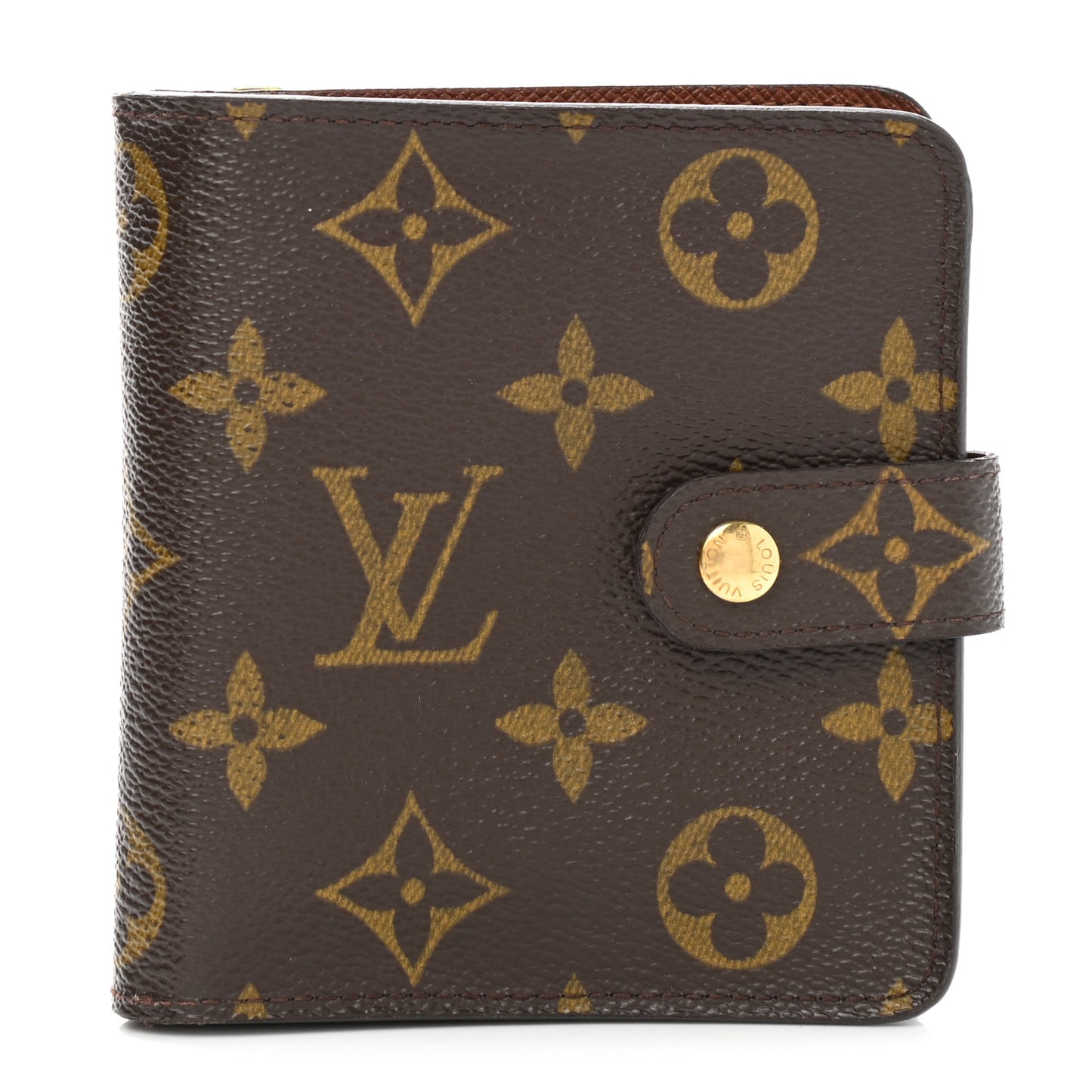 Monogram Compact Zippe Zipped Wallet