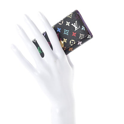 Louis Vuitton Monogram Multicolor Multicles 4 Key Holder Black Violet 2 of 7