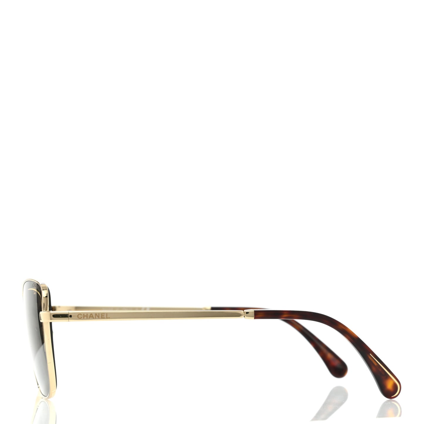 Metal Cat Eye Sunglasses 4267 Brown