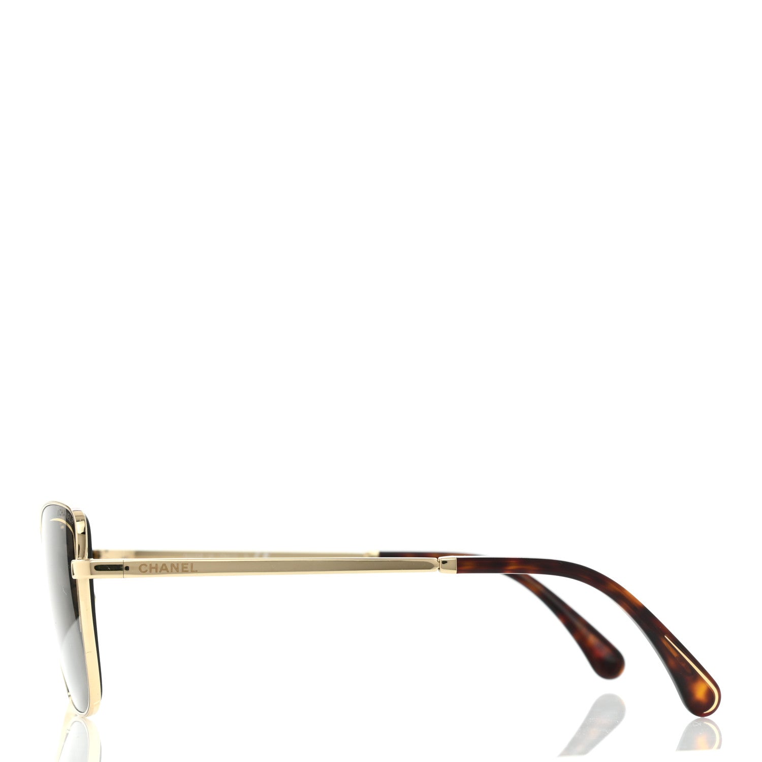 Chanel Metal Cat Eye Sunglasses 4267 Brown 3 of 7