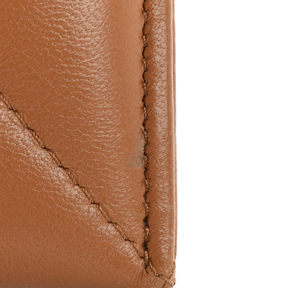 Chanel Lambskin Quilted Chanel 19 Card Holder Brown 9 of 12