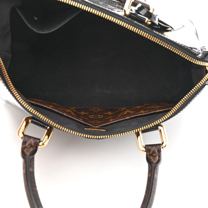 Louis Vuitton Patent Calfskin Miroir Tote Black 5 of 13