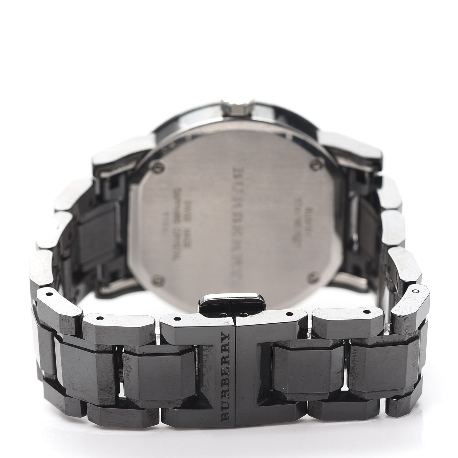 Burberry Stainless Steel Ceramic 34mm Quartz Watch Black BU9181 3 of 6