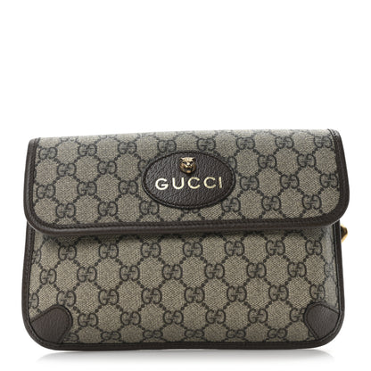 Gucci GG Supreme Monogram Neo Vintage Web Belt Bag Brown 1 of 10