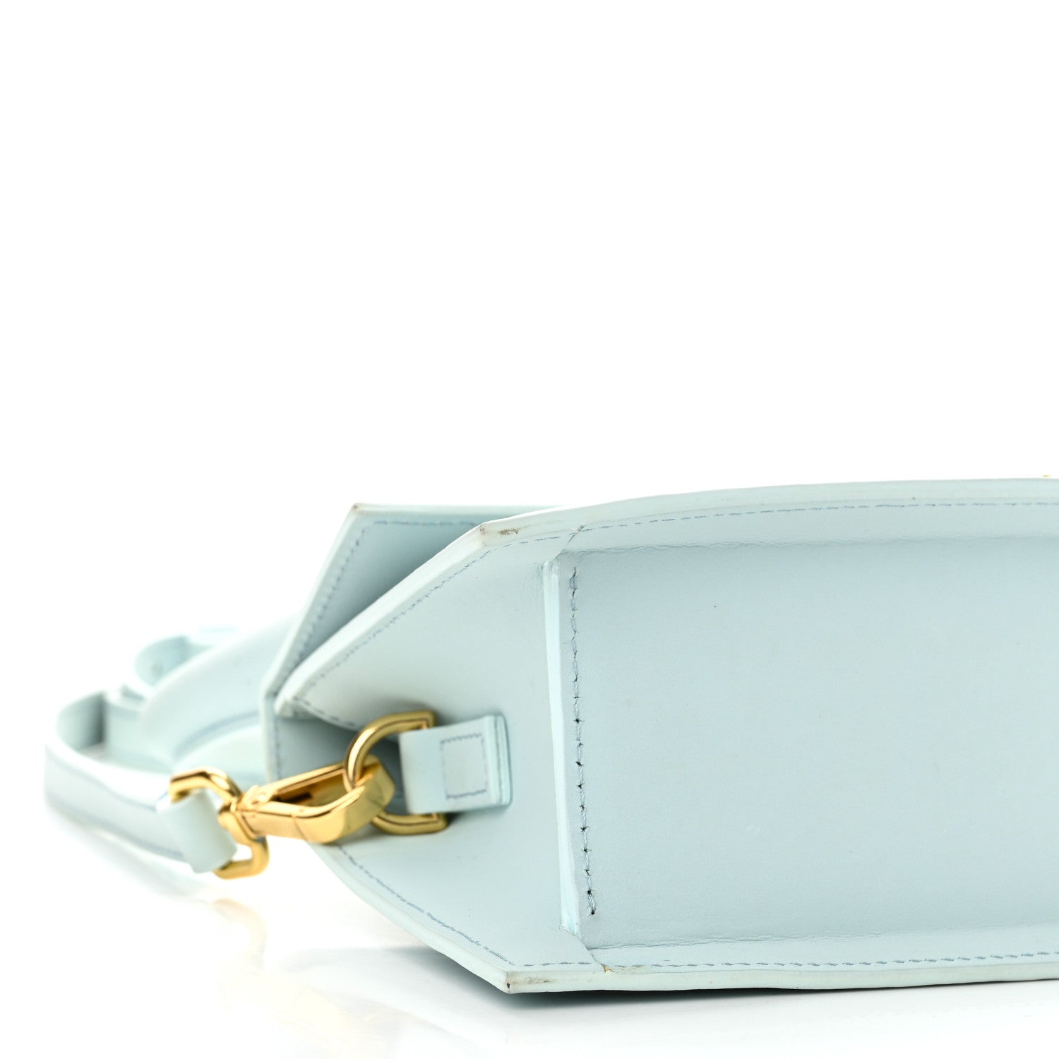 Jacquemus Smooth Calfskin Le Chiquito Moyen Blue 8 of 9
