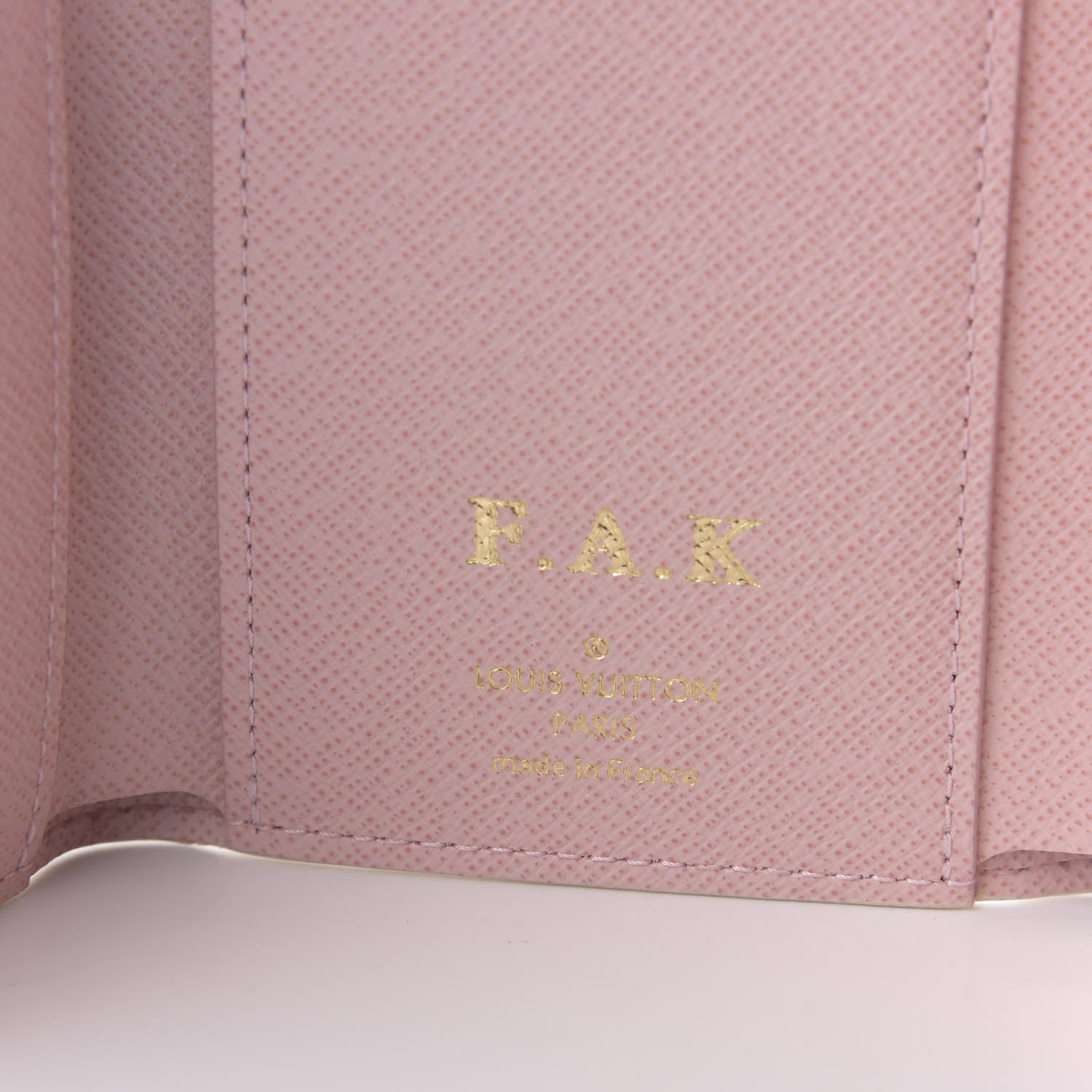 Louis Vuitton Damier Azur Victorine Wallet Rose Ballerine 8 of 9