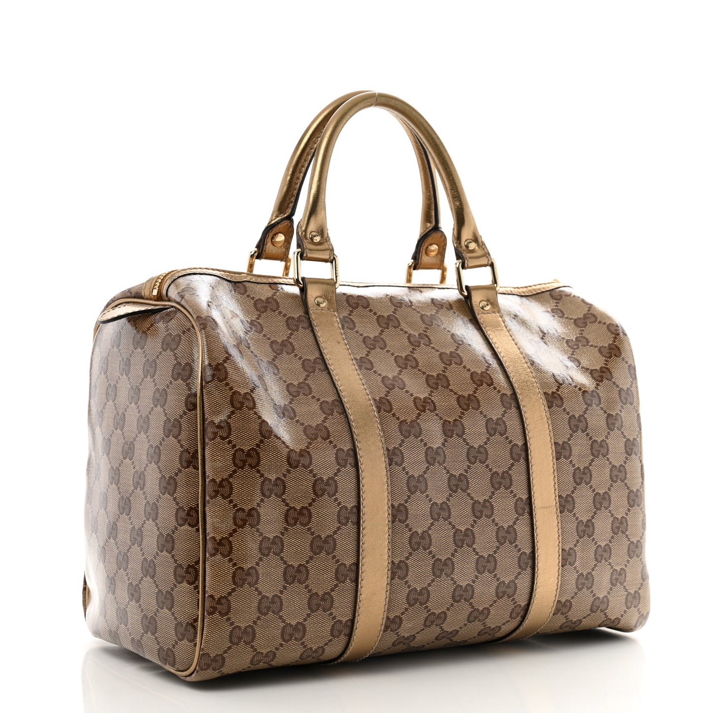 Crystal Monogram Medium Joy Boston Bronze