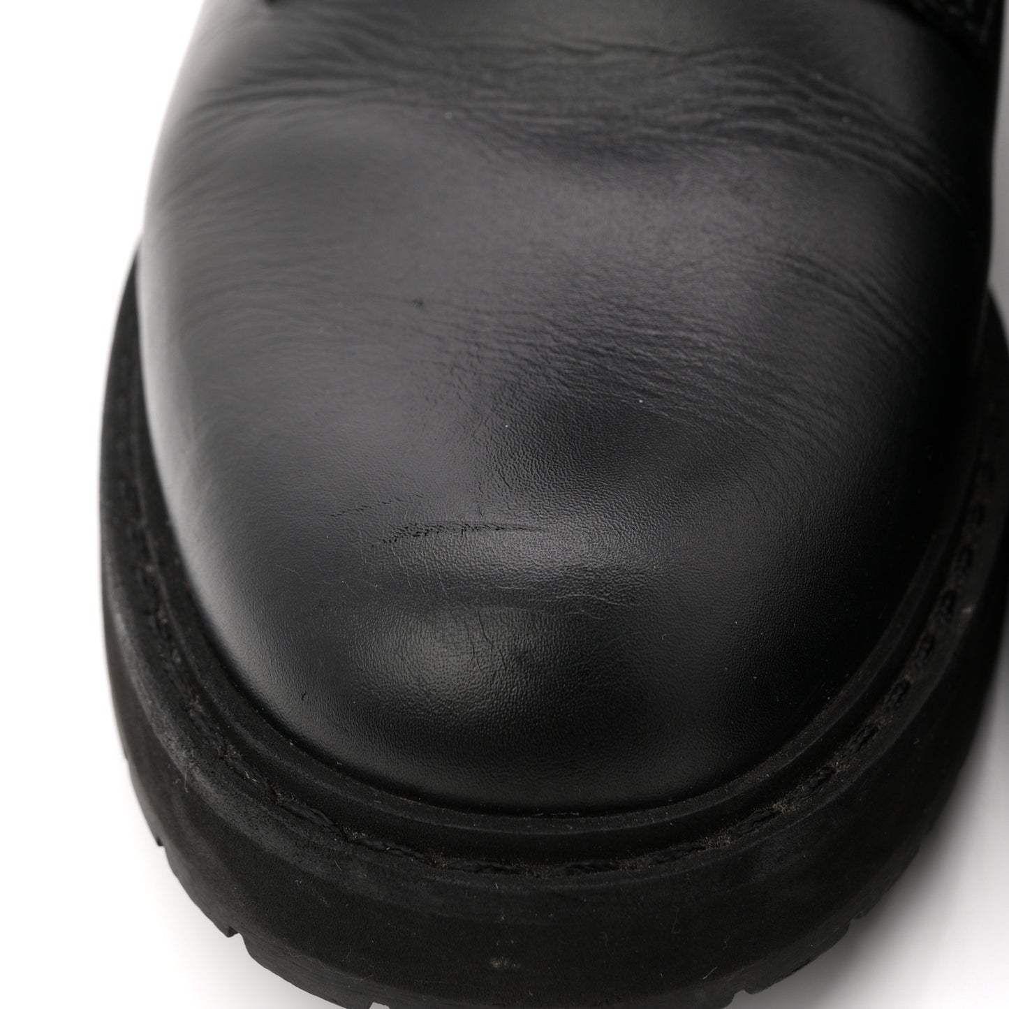 Vitello Stretch Fabric FF Vichy Rockoko Biker Boots 39 Black Crema Tobacco