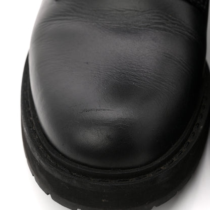 Fendi Vitello Stretch Fabric FF Vichy Rockoko Biker Boots 39 Black Crema Tobacco 12 of 13