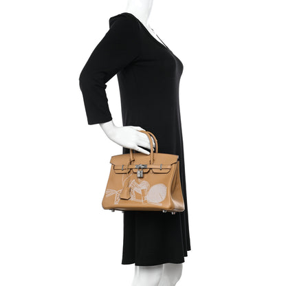 Hermes Swift In & Out Birkin 25 Biscuit 2 of 12