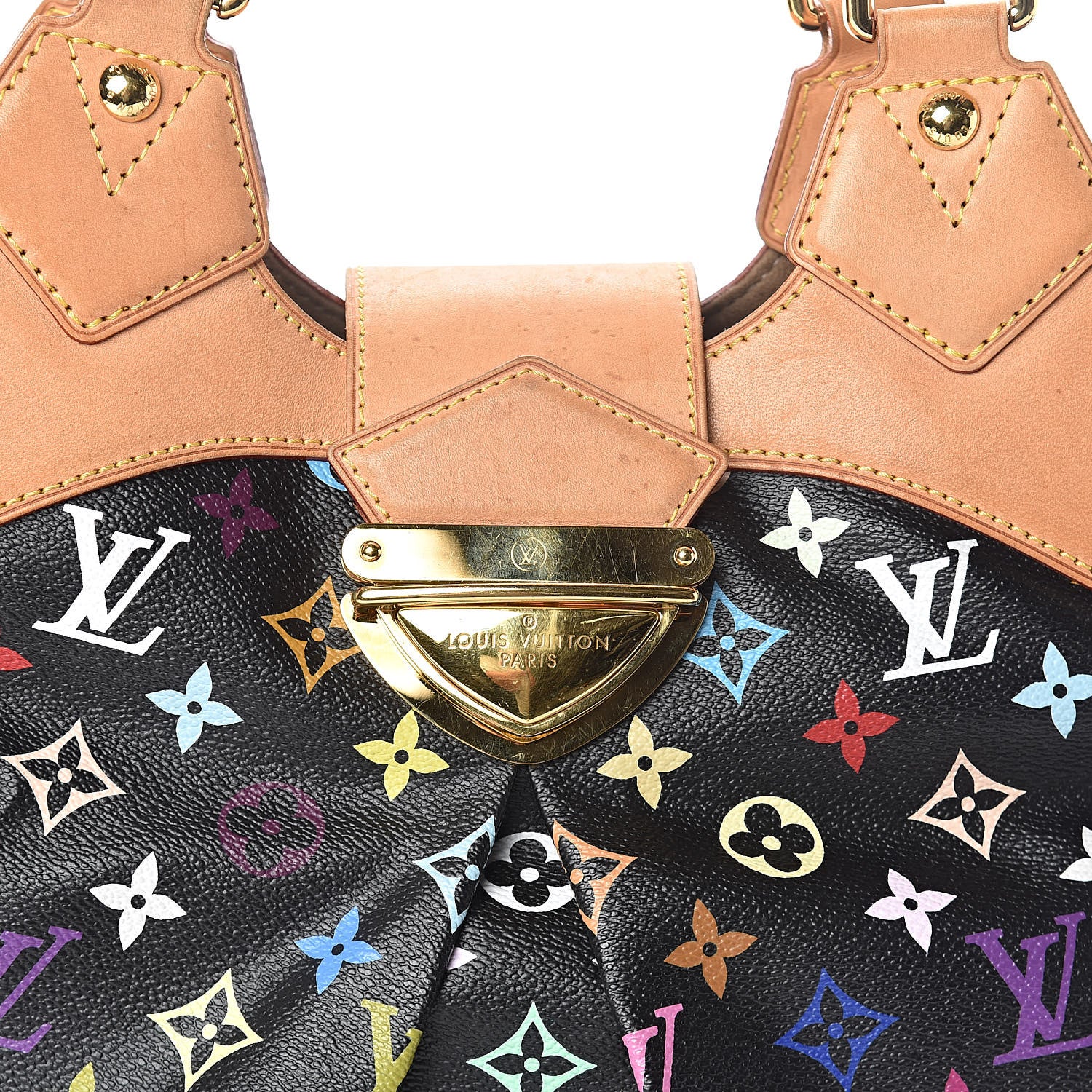 Louis Vuitton Monogram Multicolor Ursula Black 7 of 10
