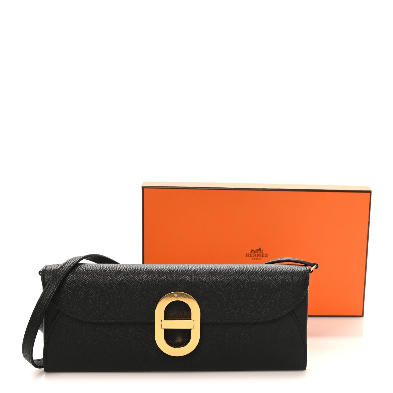 Hermes Epsom Maillon Wallet To Go Black 12 of 12