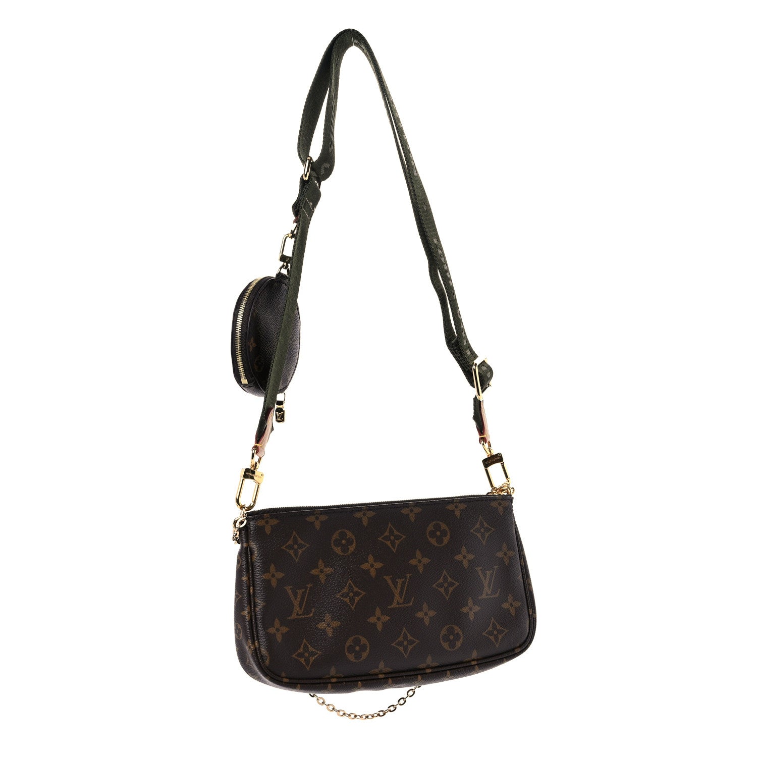 Louis Vuitton Monogram Multi Pochette Accessories Kaki 3 of 15