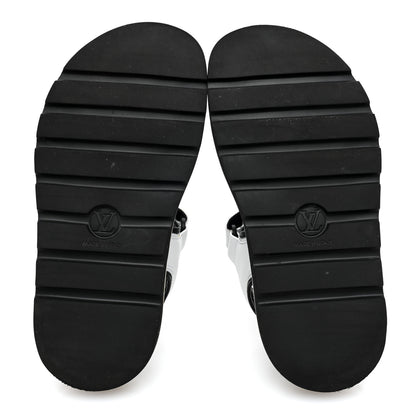 Louis Vuitton Calfskin Pool Pillow Flat Comfort Sandals 39 White 5 of 7