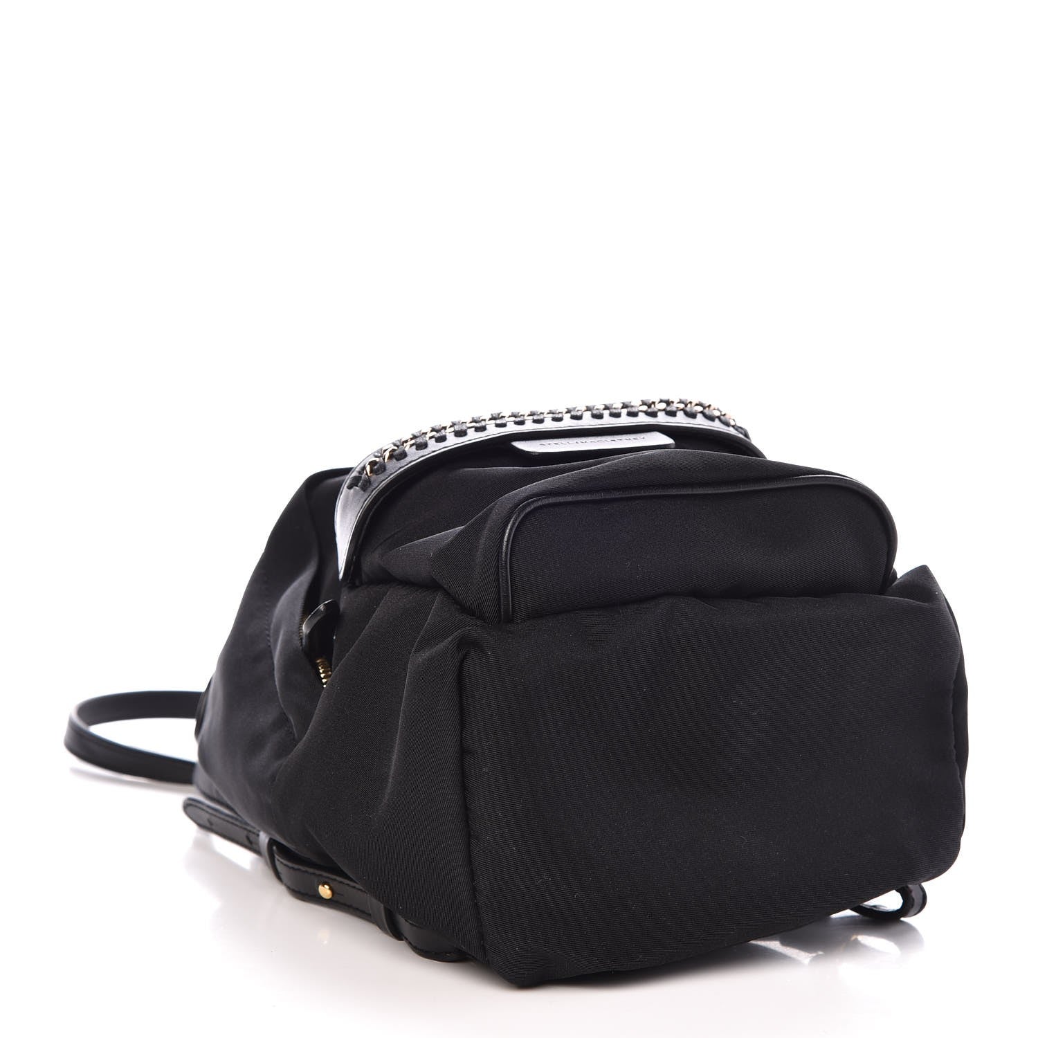 Stella McCartney Nylon Eco Alter Nappa Mini Falabella GO Backpack Black 4 of 7