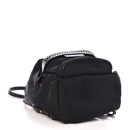 Stella McCartney Nylon Eco Alter Nappa Mini Falabella GO Backpack Black 4 of 7
